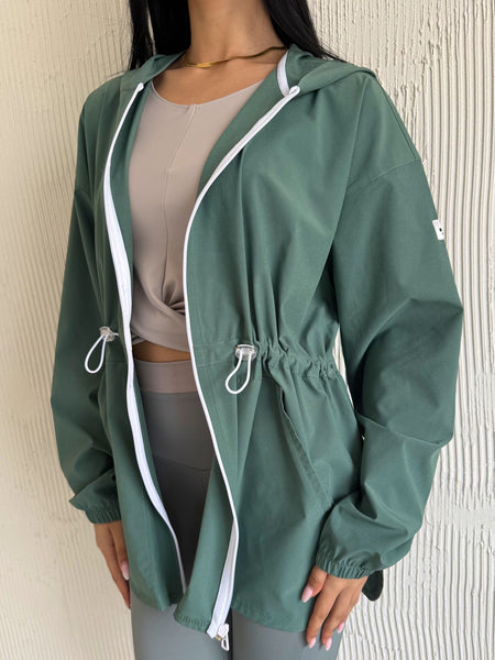 Lightweight Summer Jacket Sage Green