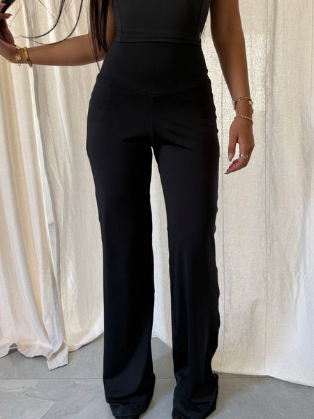 Flow Wide Leg Pants Black