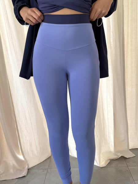 Lavender/ Midnight Blue Yoga Pants