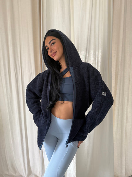 Lilly Teddy Jacket Navy
