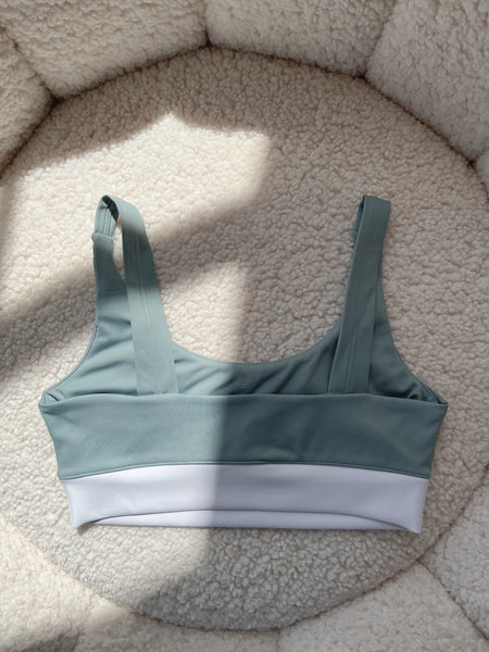 Sports Bra Pistachio/White