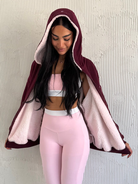Nuvola Berry Faux Fur Hoodie