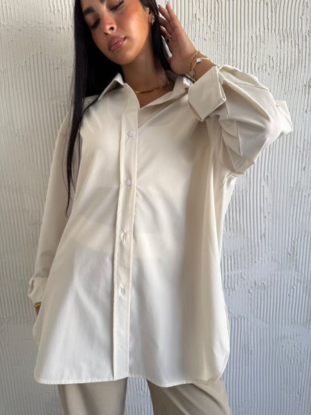 Button Up Shirt Cream