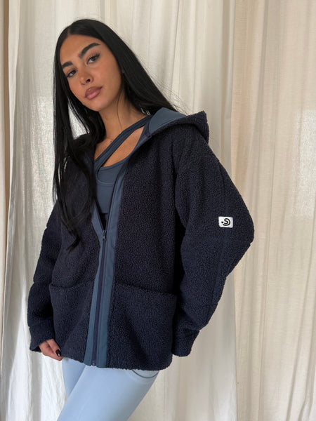 Lilly Teddy Jacket Navy