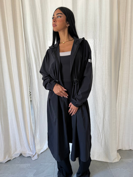 MAXI Lightweight Modest Summer Jacket Black