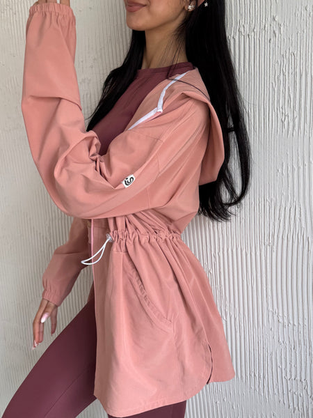 Lightweight Summer Jacket Peach Pink
