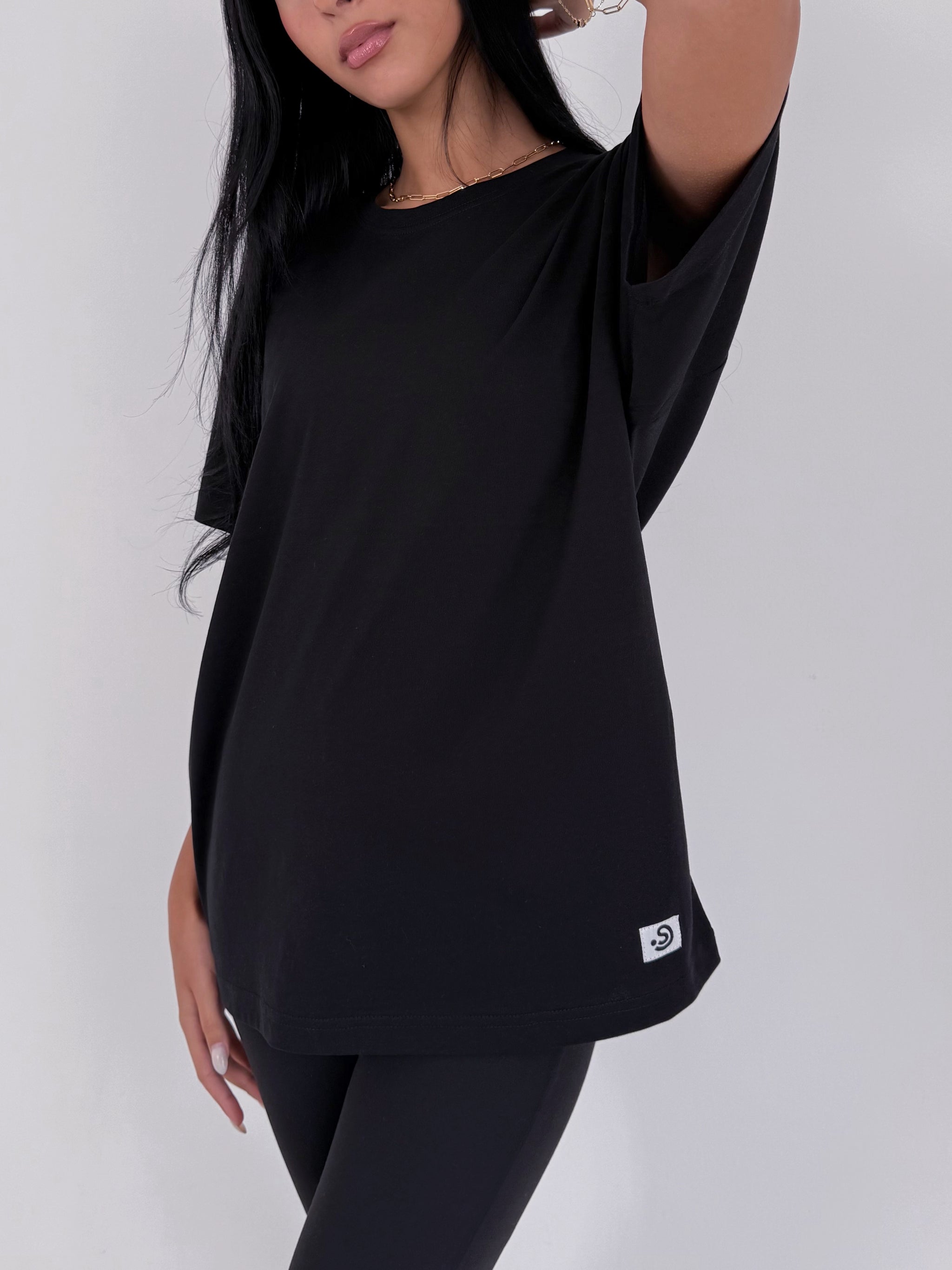 NEW Black Cotton T-Shirt | SHEER SIN Lingerie NEW Black Cotton T-Shirt | SHEER SIN Lingerie