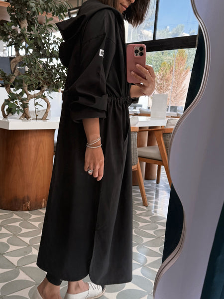 MAXI Lightweight Modest Summer Jacket Black