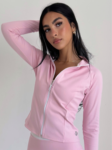 Cotton Candy Zip Up