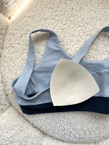 Sports Bra Sky blue/Navy