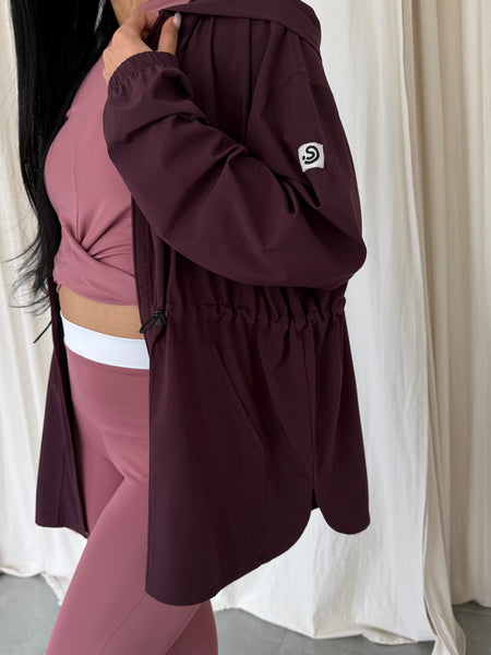 Lightweight Modest Summer Jacket Dark Purple