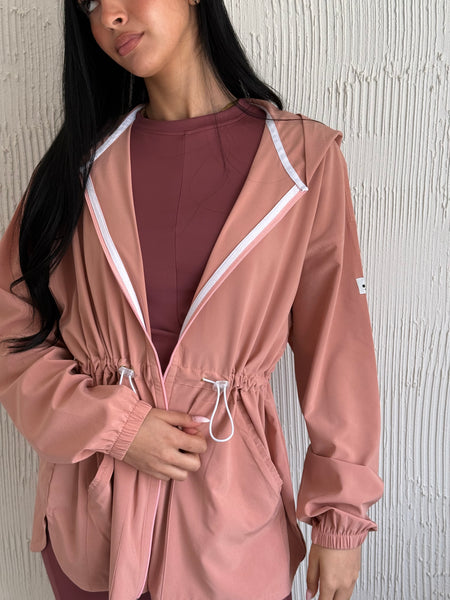 Lightweight Summer Jacket Peach Pink