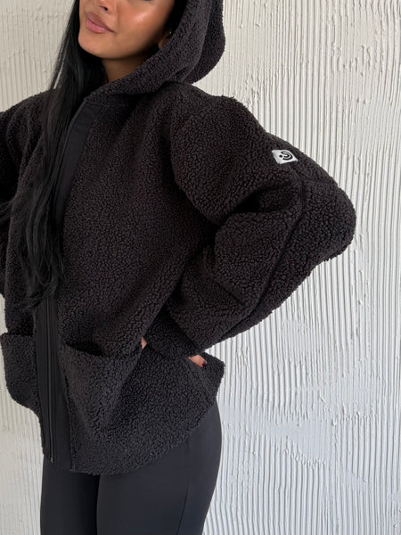 Lilly Teddy Jacket Black