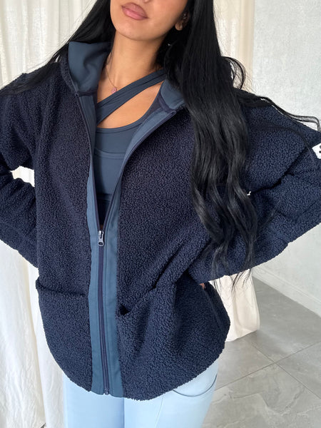 Lilly Teddy Jacket Navy