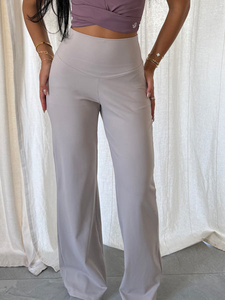 Flow Greige Wide Leg Pants TALL