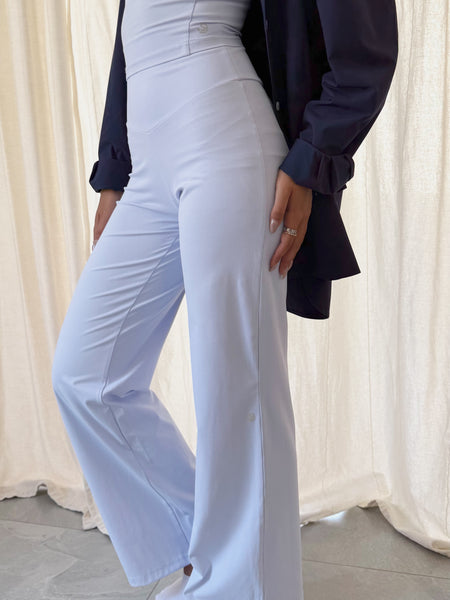 Flow Wide Leg Pants Crystal Blue