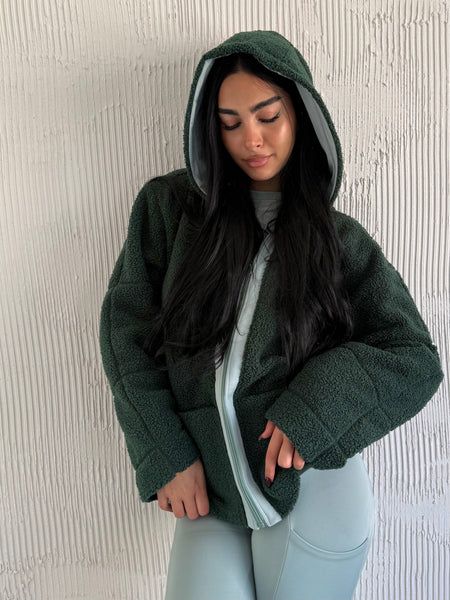 Lilly Teddy Jacket Green