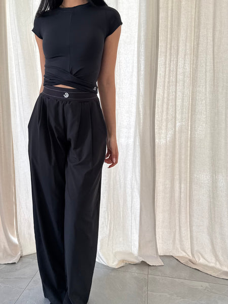 REGULAR SJ Black Trousers