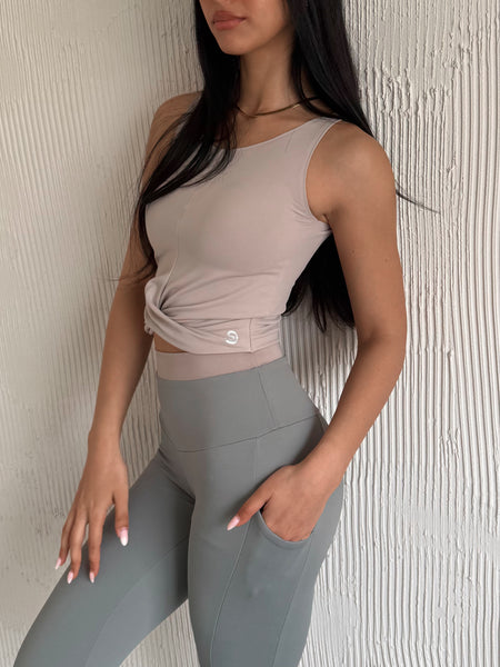 Sage/Warm Greige Yoga SET