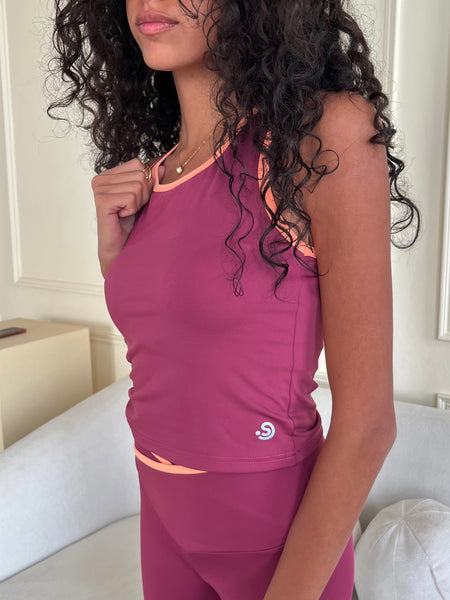 Berry Yoga Top