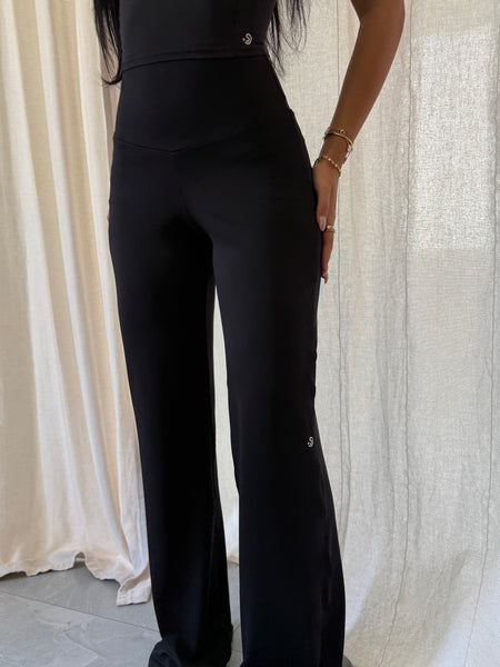 Flow Wide Leg Pants Black