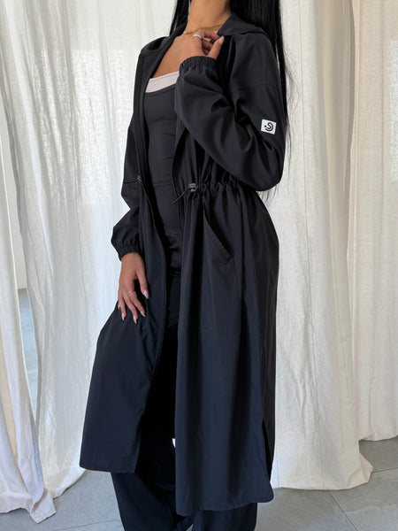 MAXI Lightweight Modest Summer Jacket Black