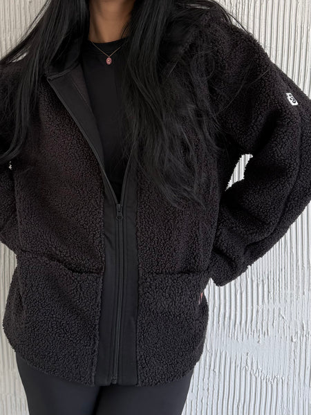 Lilly Teddy Jacket Black
