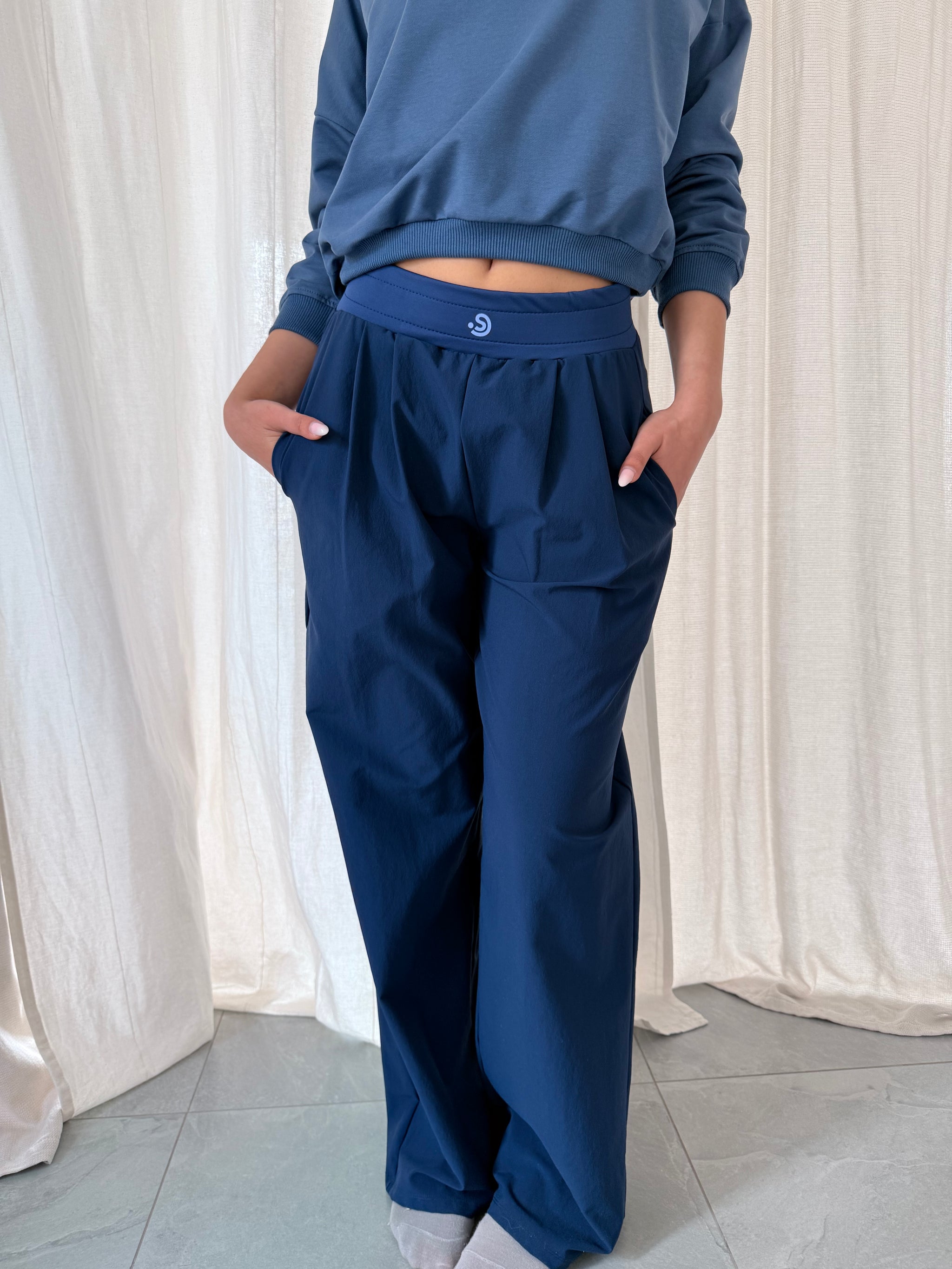 SJ Navy Trousers | SHEER SIN Lingerie
