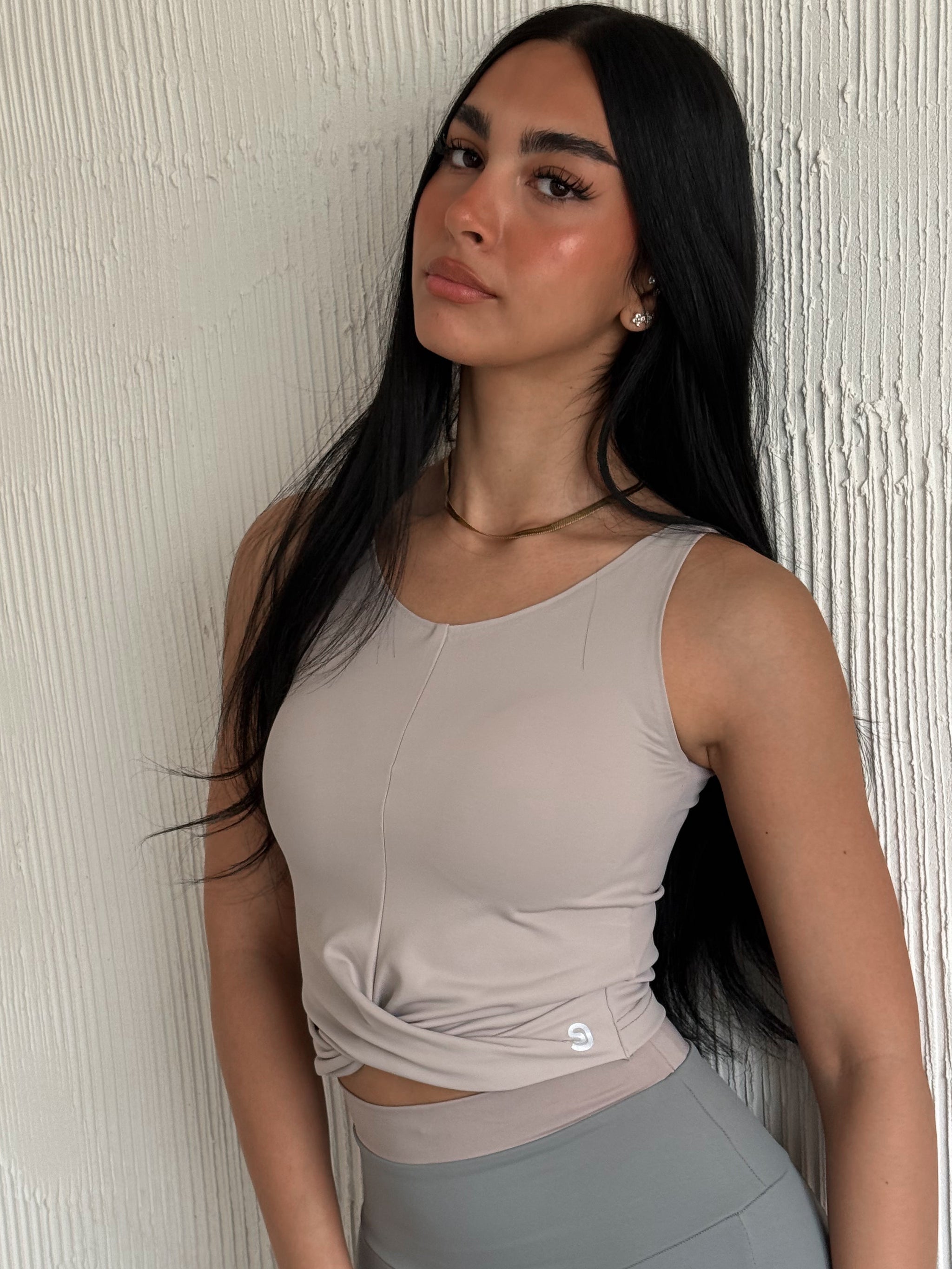 Warm Greige Shaping Top | SHEER SIN Lingerie
