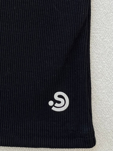 Basic Rib Tank Black