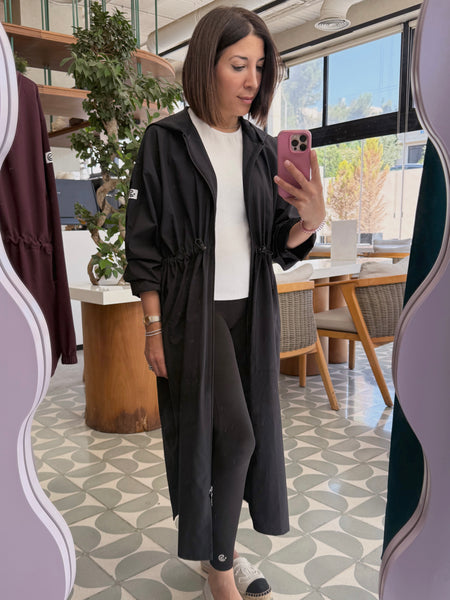 MAXI Lightweight Modest Summer Jacket Black