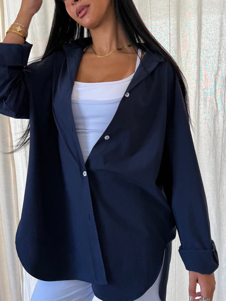 Button Up Shirt Navy