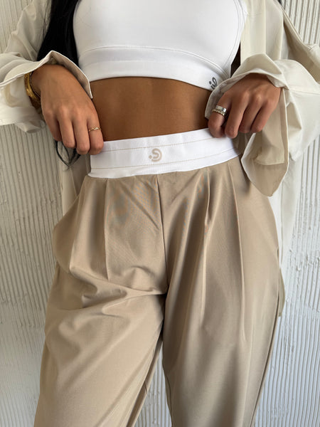 REGULAR SJ Beige Trousers