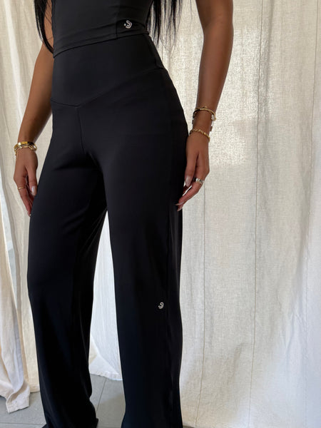Flow Wide Leg Pants Black