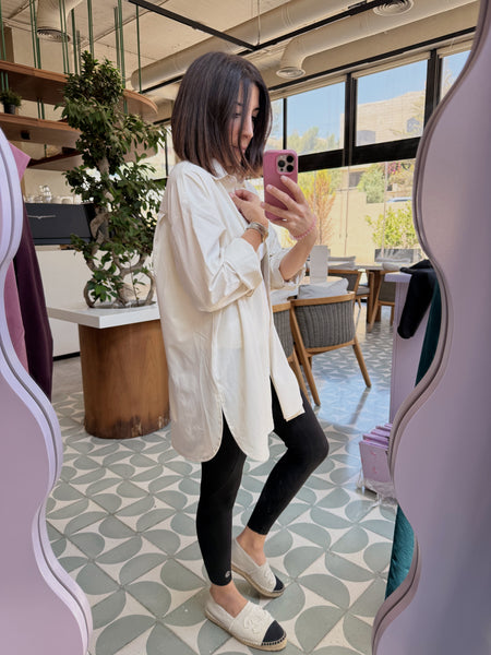 Button Up Shirt Cream