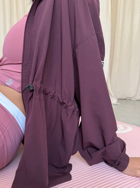 Lightweight Modest Summer Jacket Dark Purple