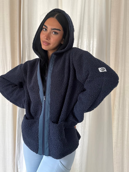 Lilly Teddy Jacket Navy