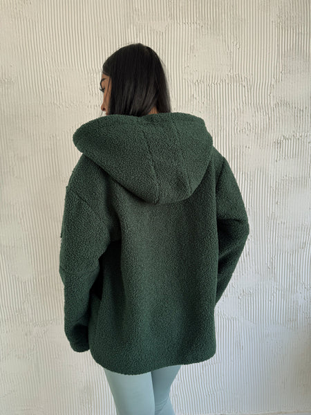 Lilly Teddy Jacket Green