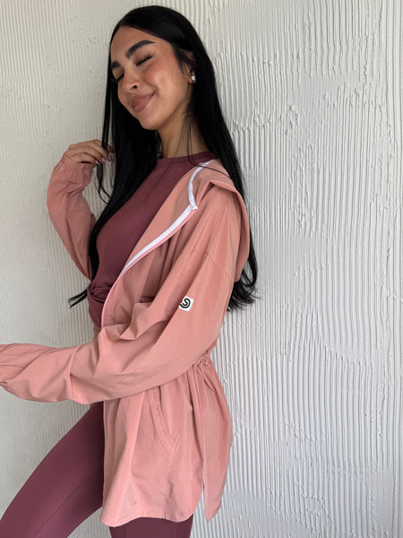 Lightweight Summer Jacket Peach Pink