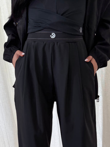 REGULAR SJ Black Trousers
