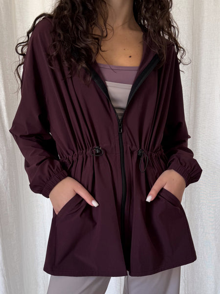 Lightweight Modest Summer Jacket Dark Purple
