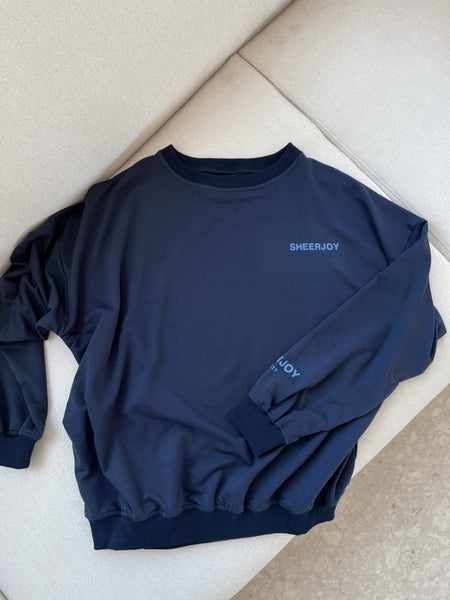 Navy Summer Crew Neck