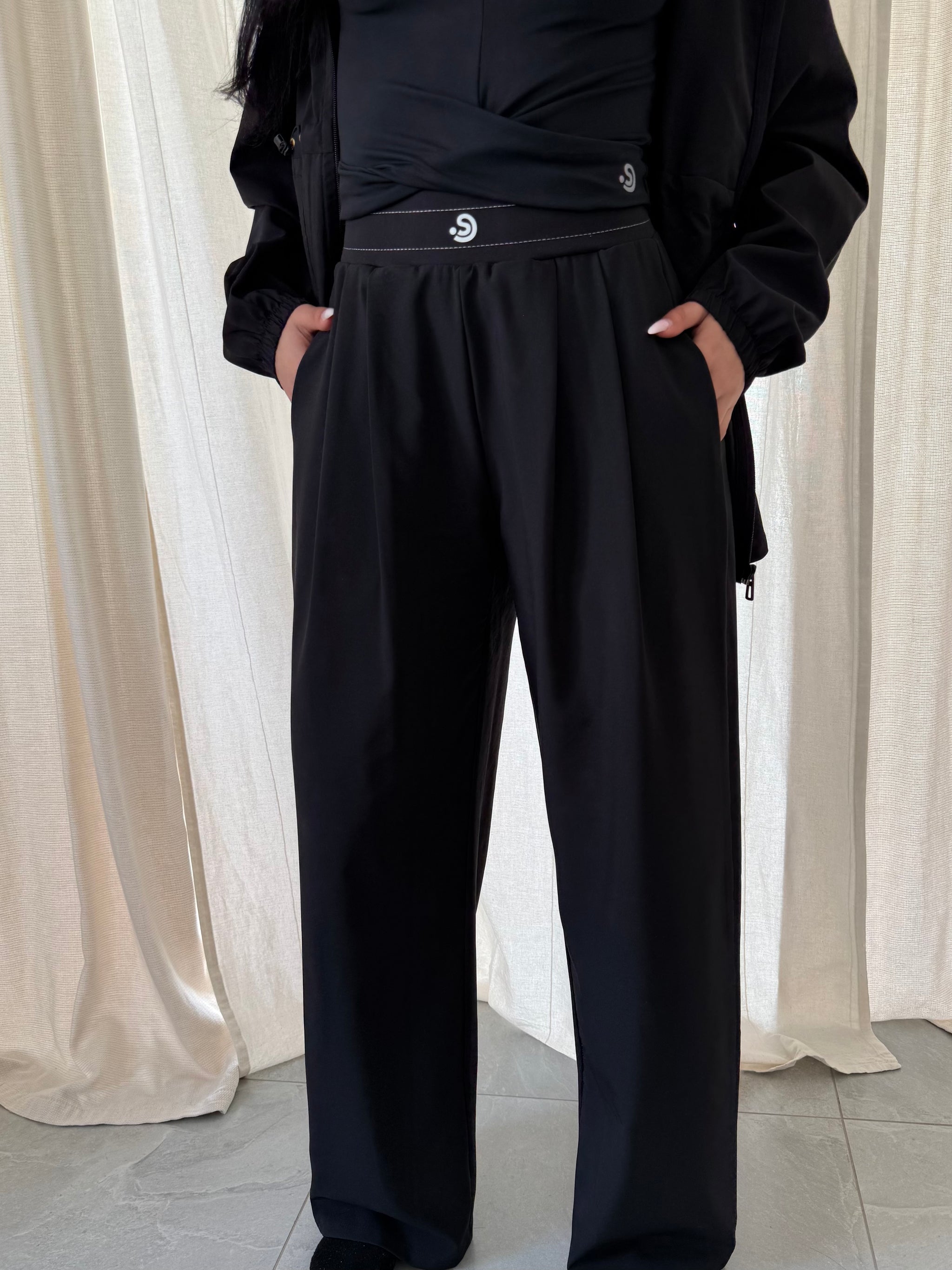 REGULAR SJ Black Trousers | SHEER SIN Lingerie