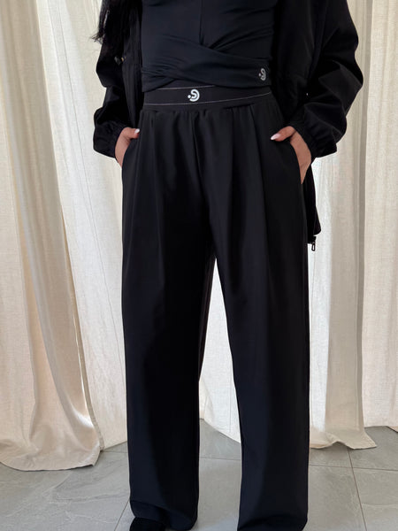 REGULAR SJ Black Trousers