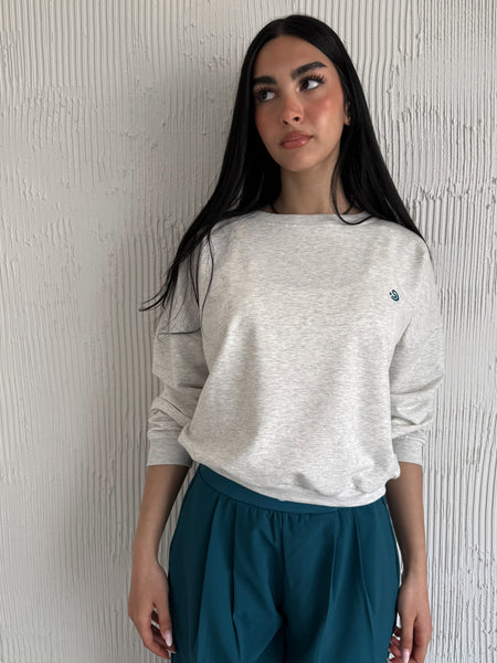 SJ Heather Grey Crew