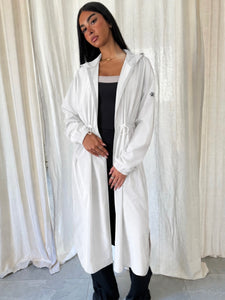 MAXI Lightweight Modest Summer Jacket White – SheerJoy