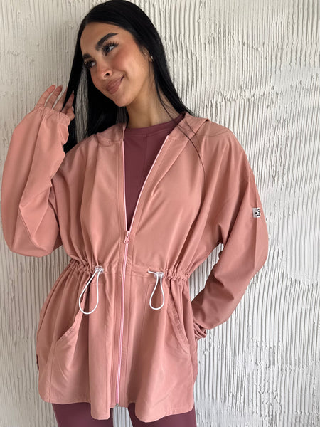 Lightweight Summer Jacket Peach Pink
