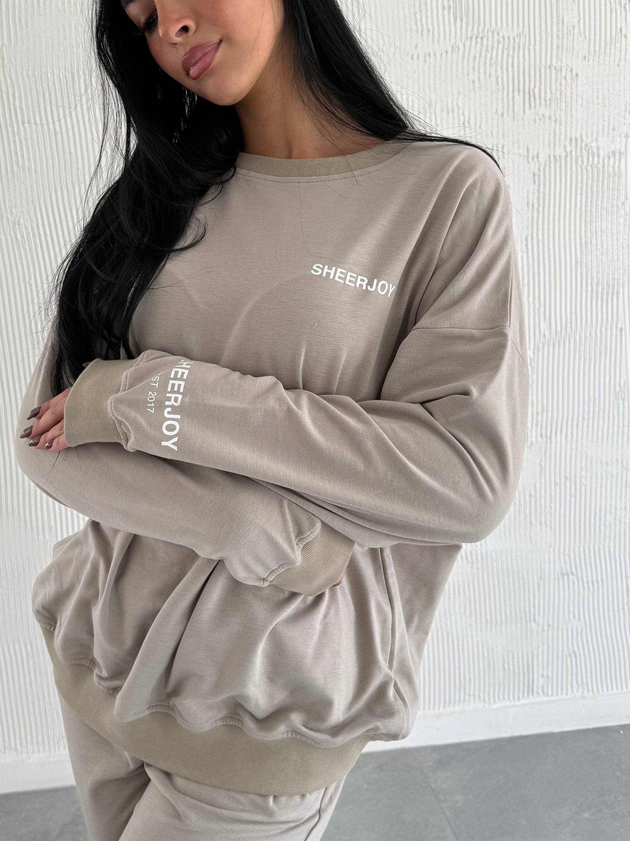 Beige Summer Crew Neck | SHEER SIN Lingerie