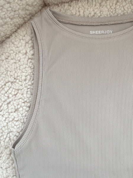 Basic Tank Beige