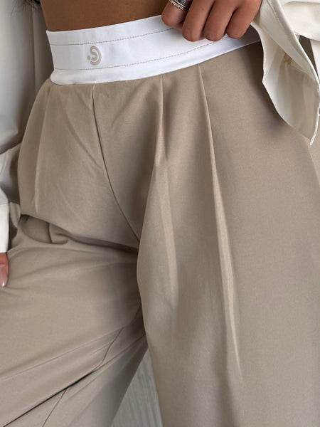 REGULAR SJ Beige Trousers